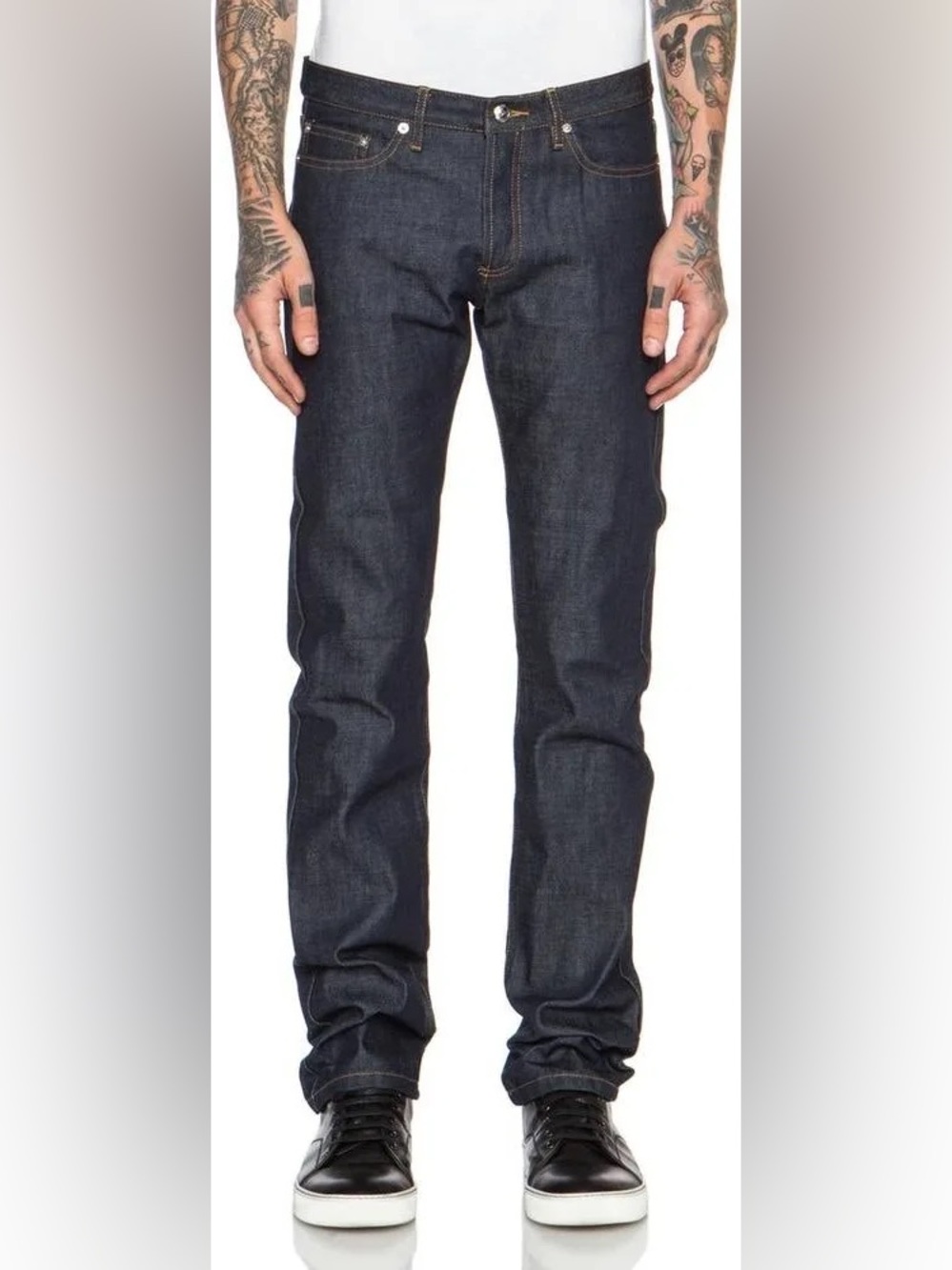 A.P.C. New Cure “Jean Très Étroite” Men’s Slim Raw Denim Dark Indigo Size 29